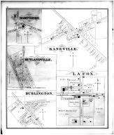 Hampshire, Kaneville, Rutlandville, La Fox, Burlington, Kane County 1872 Microfilm